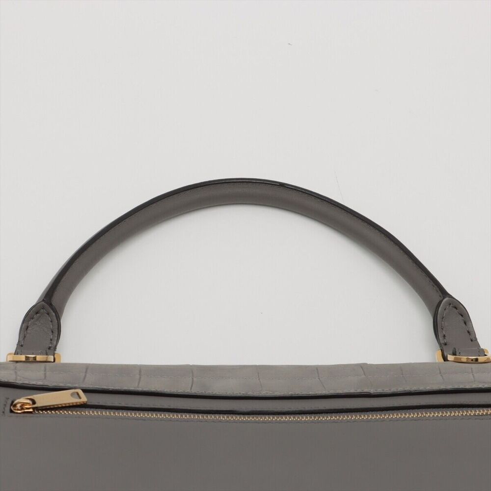Celine Trapeze Mock Croc 2 Way Handbag #145836C53B - Picture 6 of 14